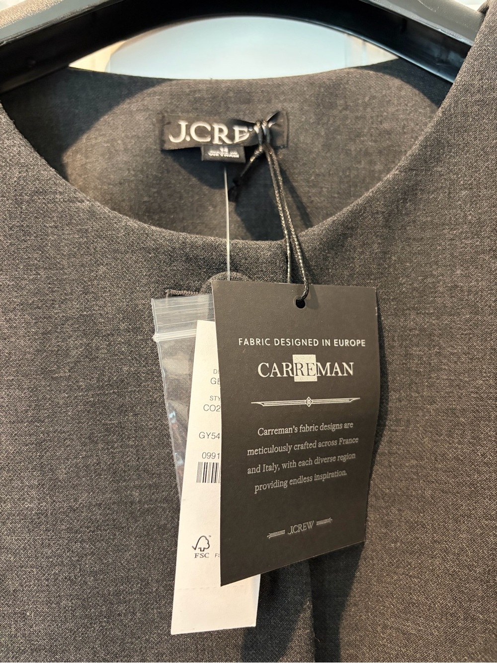 J. Crew Women's NWT Cora lady jacket in four-season stretch - Grey - Picture 5 of 5